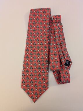 Vineyard Vines Handmade USA 100% Silk Custom Collection 🩷 Necktie St. Michaels